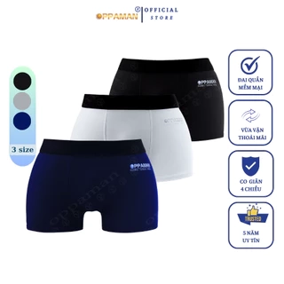 Quần lót nam boxer thun lạnh quần boxer nam sịp đùi nam quần sịp co giãn thoáng mát  OX1 OPPAMAN