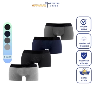 Quần sịp đùi nam quần lót nam boxer quần lót boxer nam sịp đùi nam cao cấp Trunk Cotton OX2 OPPAMAN