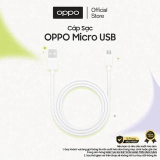 Cáp Sạc OPPO Micro USB DL109 - Hàng Chính Hãng