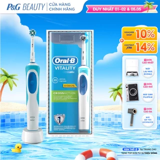 Bàn Chải Điện ORAL-B Loại Bỏ Thêm Đến 100% Mảng Bám Pro 500 D16.513 - Hộp 1 Cái