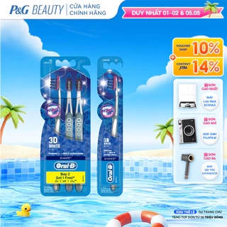 Bàn Chải ORAL-B 3D White - Vỉ 1 Cây/ 3 Cây