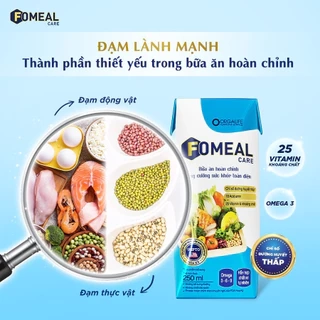Combo 1 tuần bồi bổ cơ thể, thay thế bữa ăn, tăng đề kháng Fomeal care 6 hộp (250ml/hộp)