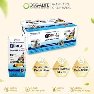 Combo 15 ngày - 1 tháng thay thế bữa ăn, dễ hấp thu, tăng đề kháng Fomeal care (250ml/hộp)