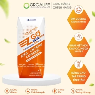 Combo 3 - 15 Ngày đốt cháy calo Zgo Meta Drink 200 (250ml/Hộp)