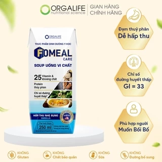 Combo 3 - 15 ngày thay thế bữa ăn, dễ hấp thu, tăng đề kháng Fomeal care (250ml/hộp)
