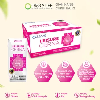 Leisure Cerna - Soup Uống Dinh Dưỡng Công Thức Kiểm Soát Đường Huyết - Thùng 30 hộp