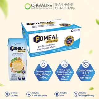 Thùng 30 Hộp Thực phẩm dinh dưỡng Fomea Basic Soup thay thế bữa ăn, kiểm soát đường huyết, phục hồi nhanh chóng