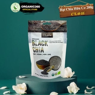 Hạt Chia Hữu Cơ C’LAVIE 200g Organic Chia Seeds