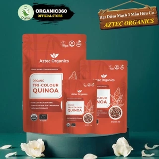 Hạt Diêm Mạch Quinoa 3 Màu Hữu Cơ AZTEC ORGANICS Organic Tri-Colour Quinoa 100g 250g 1kg