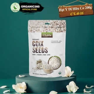 Hạt Ý Dĩ Hữu Cơ C’LAVIE 200g Organic Coix Seeds