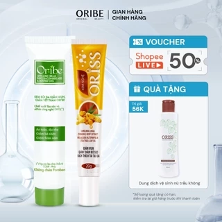 Combo kem chấm mụn Oribe & kem nghệ Oriss giúp giảm mụn mờ thâm