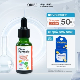 Serum giảm mụn chiết xuất rau má Oribe Cica Formula giúp kiềm dầu cải thiện thâm sẹo mụn 20ml