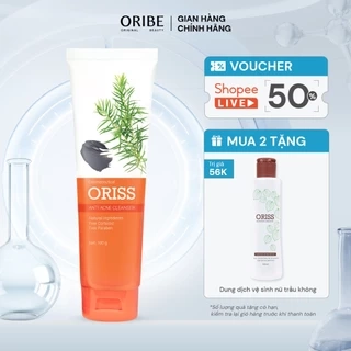 Sữa rửa mặt ngừa mụn Oriss dưỡng ẩm tẩy tế bào chết thu nhỏ lỗ chân lông 100g