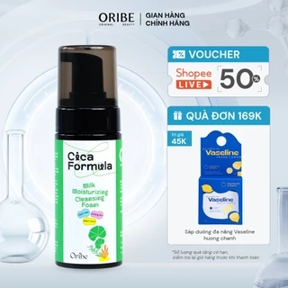 Sữa rửa mặt rau má tạo bọt Oribe làm sạch sâu dưỡng ẩm cho da mụn da dầu nhạy cảm 120ml
