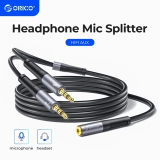 Cáp Âm Thanh ORICO 3.5 Mm 2 TRONG 1 Nam Đến 2 Cổng Nữ Aux Adapter Cáp Mic Âm Thanh Y Bộ Chia Cáp Âm Thanh Nối Dài Bộ Chia