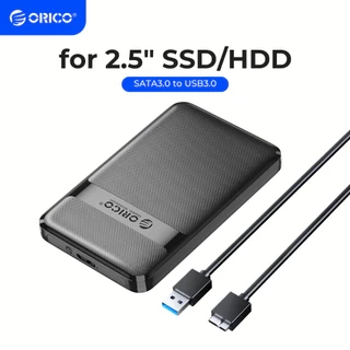 Hộp đựng ổ cứng ORICO 2,5 inch SATA sang USB3.0 Type-C HDD 6Gbps Max USB-C Vỏ ổ cứng SATA gắn ngoài Hỗ trợ tự động tắt tiếng (2577U3-V1)