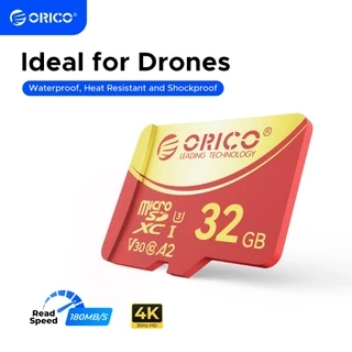 Orico 32GB 64GB 128GB Micro SD microSDXC Full HD và 4K UHD cho Camera Drone Dash Cam (ORICO-F3)