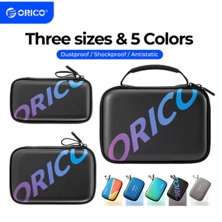 Túi đựng đĩa cứng màu ORICO 2.5 / 3.5 inch Chống nước chống sốc cho ổ cứng gắn ngoài di động Bộ sạc cáp USB Tai nghe Túi lưu trữ đa chức năng (HX)
