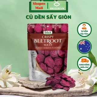 Củ dền sấy giòn DJ&A 70g - Tốt cho sức khỏe - Củ dền sấy ăn vặt văn phòng - Tốt cho bé - Giảm cân ăn được
