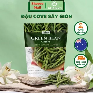 Đậu Cove Sấy Giòn Ăn Liền DJ&A 30g Úc - Đồ ăn vặt - Thay kẹo cho trẻ em - Hữu cơ - Tốt cho sức khỏe