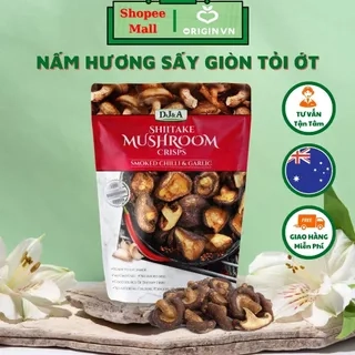 Nấm hương sấy giòn tỏi ớt DJ&A Úc - 65g - Tốt cho sức khỏe - Ăn vặt văn phòng - Snack nấm đông cô - Thay kẹo cho trẻ