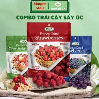 Trái Cây Sấy Giòn DJ&A Úc - Tốt cho sức khỏe - Bổ sung dinh dưỡng, đẹp da, ngăn ngừa lão hóa - Thay kẹo cho bé