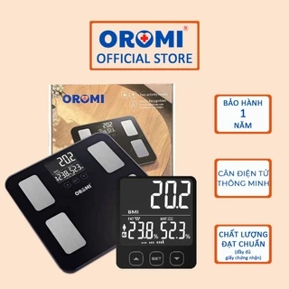 Cân sức khỏe điện tử thông minh đo chỉ số cơ thể OROMI EF881