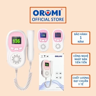 Máy đo tim thai tại nhà cao cấp Oromi CONTEC10CL - Máy nghe tim thai bỏ túi pin sạc