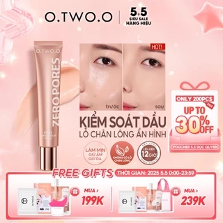 Kem lót O.TWO.O trang điểm nền tự nhiên kiềm dầu chuyên dụng 20ml