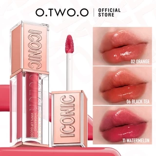 O.two.o Hydrating Vinyl Lipgloss Nhẹ Watery Formula Hydrating lipglaze
