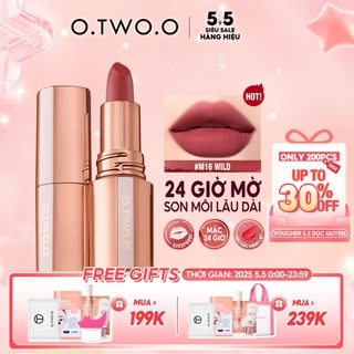Son môi 24h O.TWO.O 8 màu tùy chọn 39g tiện dụng chất lượng cao