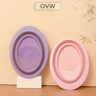 【OVW】1 Hộp silicone Vệ Sinh Cọ Trang Điểm gj0001