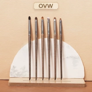 【OVW】Bộ 6 cọ trang điểm mắt XQ192021222324 tay cầm cán dài tiện lợi