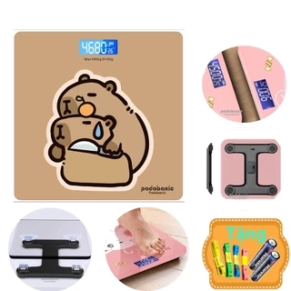 Cân Điện Tử Padabanic Mini Cân Sức Khỏe Gia Đình Kích Thước Mặt Kính Cường Lực