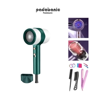 Máy Sấy Tóc Padabanic 2700 Phát Sáng Xanh Sấy Tạo Kiểu Chuyên Nghiệp Tặng Kèm Phụ Kiện