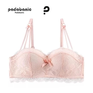 Padabanic B137 Áo Lót Ren Không Gọng Siêu Ôm Đệm Ngực Chất Cotton Cao Cấp Mềm Mại