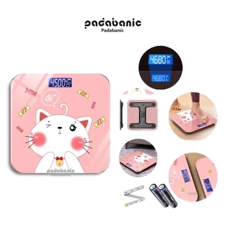 Padabanic Cân Điện Tử Cân Sức Khỏe Kích Thước Lớn Chạy Pin Bền Bỉ Tiện Lợi