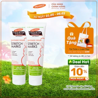 COMBO X2 Kem dưỡng hỗ trợ ngăn ngừa và làm mờ rạn da Palmer's 125g