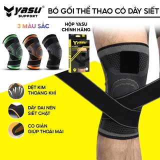 Bó gối có dây quấn trợ lực co dãn 4 chiều Yasu YS7720 (1 CHIẾC)