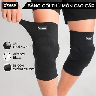 Bó gối thủ môn cao cấp có đệm bảo vệ toàn diện đối đá bóng Yasu (1 đôi)