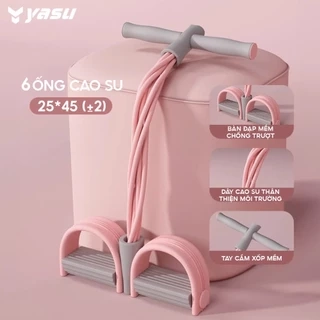 Dây Kéo Tập Bụng Kháng Lực 6 ống Yasu