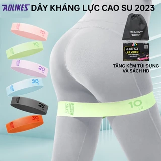 Dây kháng lực, miniband tập tay, mông cao su Aolikes 3601