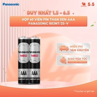 Hộp 60 viên Pin Than Panasonic AAA R03NT/2S-V (Đen) – Hàng Chính Hãng