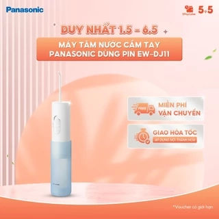 Máy tăm nước cầm tay Panasonic dùng pin EW-DJ11 - Hàng chính hãng - Bảo hành 12 tháng