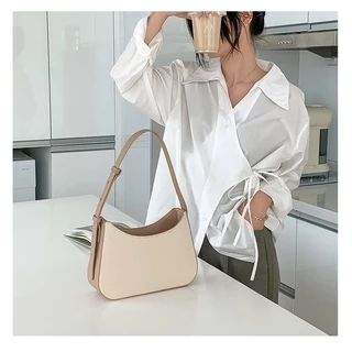 Túi Xách Nữ PAPU TX01 Da PU Phối Canvas Cao Cấp