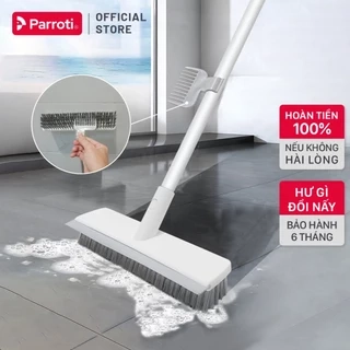 Cây chà sàn nhà tắm đa năng 2 trong 1, chổi cọ sàn và gạt nước – Parroti Easy ES02