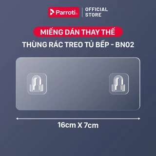 Miếng Dán Thay Thế Thùng Rác Treo Tủ Bếp, Treo Tường Parroti Bin - BN02
