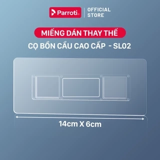 Miếng Dán Tường Thay Thế Bộ Cọ Bồn Cầu Silicon - SL02