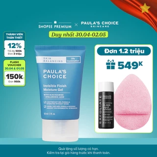 Kem dưỡng ẩm kiểm soát dầu Paula’s Choice Invisible Finish Moisture 60ml 3400