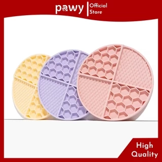 Tấm Liếm Chó Mèo, Thảm Liếm Chó Mèo Pawy - Honeycomb Lickmat – Nhiều màu 21cm x 21cm Dày 1.5cm